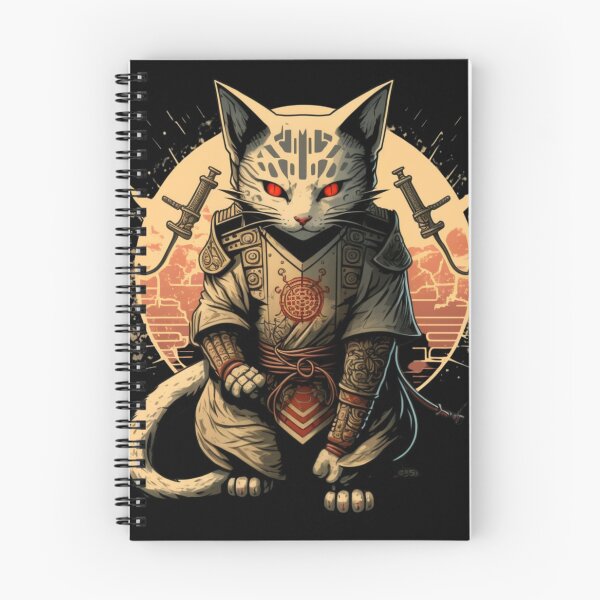 Item preview, "Kitty Kat Katana: The Purr-fect Samurai Tee!" designed and sold by Johnsdesigns1.