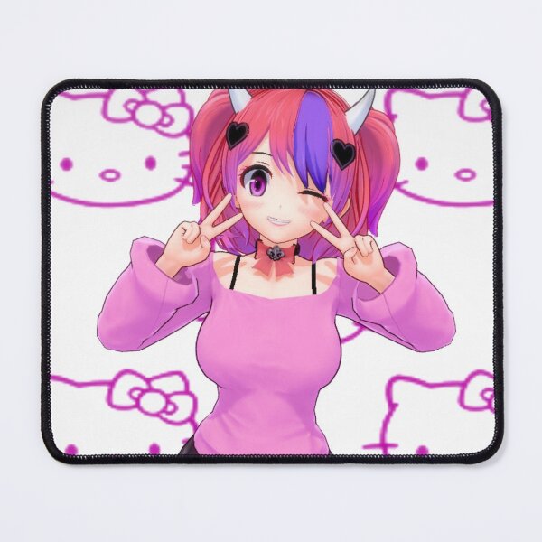 Item preview, Ironmouse Waifu: The Pink-Haired Anime Streamer Girl Beauty You Need to See designed and sold by theUltZombie.