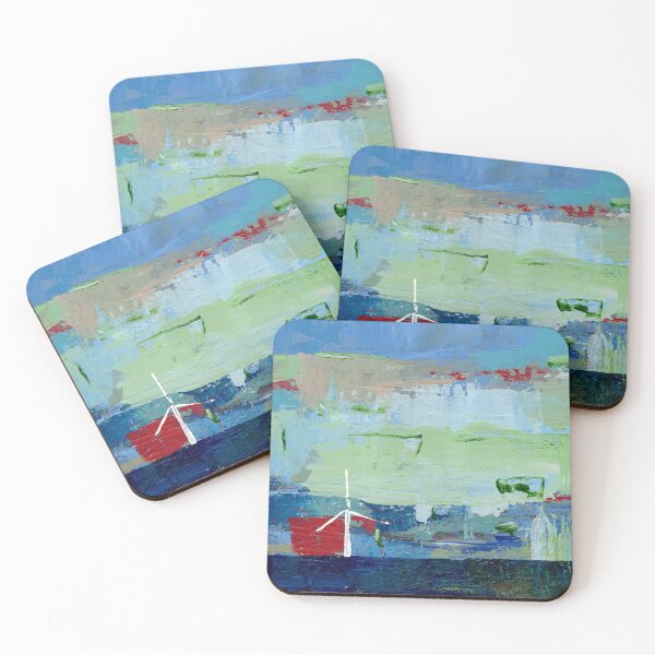 Item preview, Wind Turbine Art, Sky Painting, Like a Wind Series No.53 designed and sold by icecoolmountain.