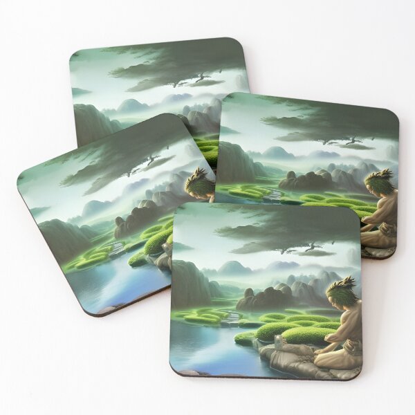 Item preview, Zen Garden Guarded by Yokai. designed and sold by DEKA777.