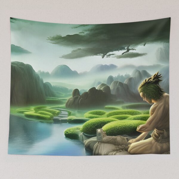 Item preview, Zen Garden Guarded by Yokai. designed and sold by DEKA777.