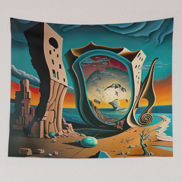 Item preview, A tribute to Salvador Dali - Persistence of memory 4 designed and sold by lmcrodrigues.