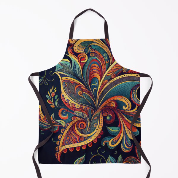 Artikelvorschau, Dense Sketched Vibrant Traditional Pattern Digital Painting entworfen und verkauft von CodeAndColors.
