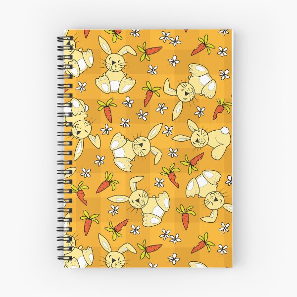 Item preview, rabbits ❤ carrots yellow check designed and sold by kobyakov.