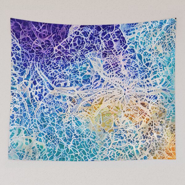 Item preview, Abstract Ice Snowflake Pattern designed and sold by threlando.