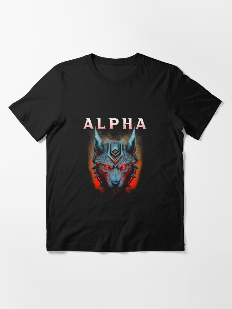 T-shirt essentiel for Sale avec l'œuvre « Loup alpha » de l