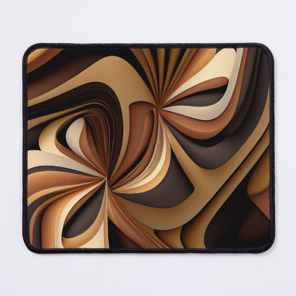 Item preview, Contemporary Ceramic Brown Energetic Contemporary Pattern Digital Painting designed and sold by CodeAndColors.
