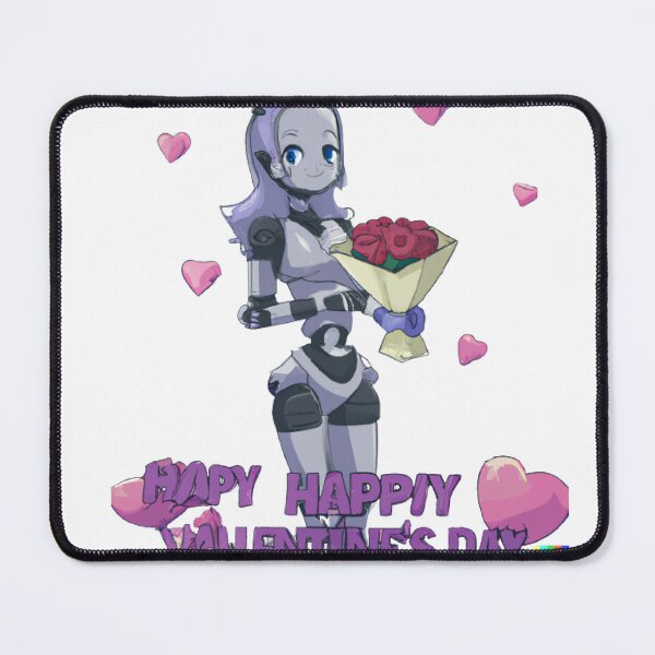 Item preview, robot woman celebrat valentine day designed and sold by BISJOU.