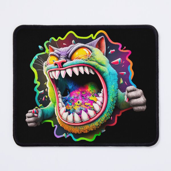 Item preview, Trippy Crazy Rainbow Cat designed and sold by Artistic Pandas.