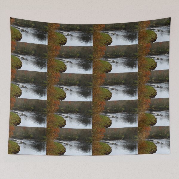 Item preview, Autumn by the River Buncrana Donegal Ireland designed and sold by eddiebarronshop.
