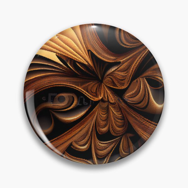 Artikelvorschau, Mystical Brown Smooth Coarse Eclectic Pattern Digital Painting entworfen und verkauft von CodeAndColors.