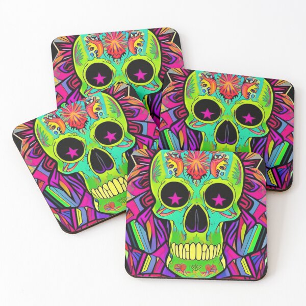 Item preview, Multicolor skull designed and sold by BiTdeH.