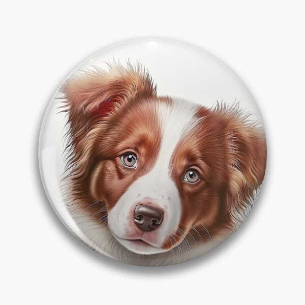 Item preview, Red Merle Border Collie puppy designed and sold by DigitalRiggs.