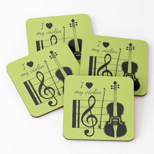 Item preview, Violin Design Green designed and sold by Barbara Pixton.