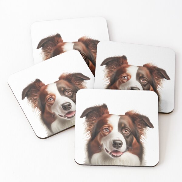 Item preview, Red Merle Border Collie Dog  designed and sold by DigitalRiggs.