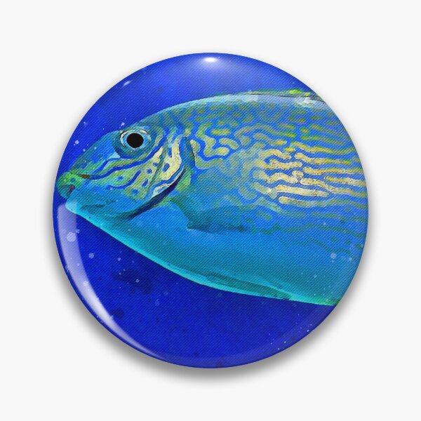 Item preview, Fish in Ocean Watercolour Painting Art designed and sold by getlyart.