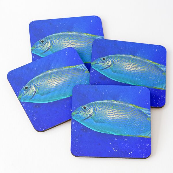 Item preview, Fish in Ocean Watercolour Painting Art designed and sold by getlyart.