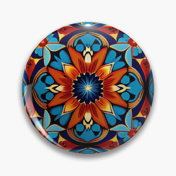 Artikelvorschau, Energetic New Mediterranean Pattern Digital Painting entworfen und verkauft von CodeAndColors.