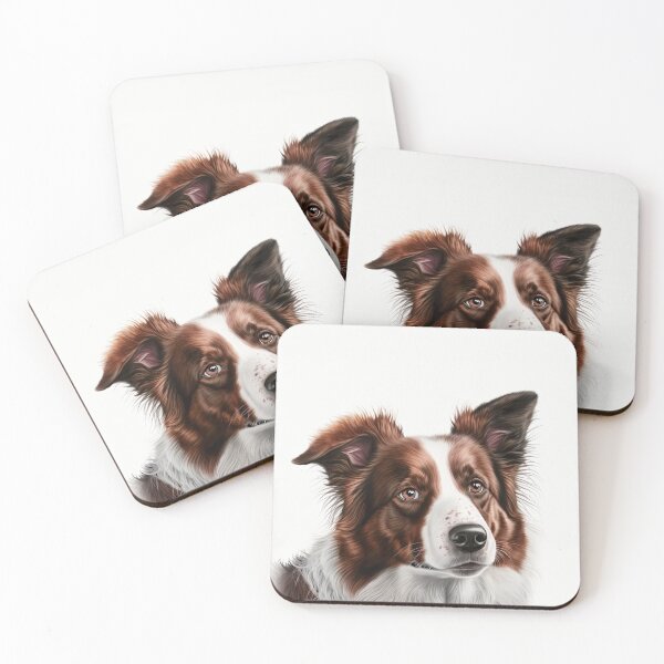 Item preview, Red Merle Border Collie Dog  designed and sold by DigitalRiggs.