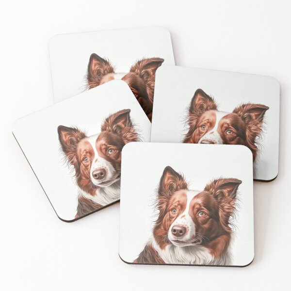 Item preview, Red Merle Border Collie Dog  designed and sold by DigitalRiggs.