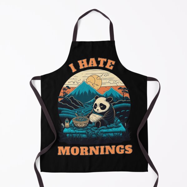 Item preview, New Panda-I Hate Mornings designed and sold by letsgetinspired.