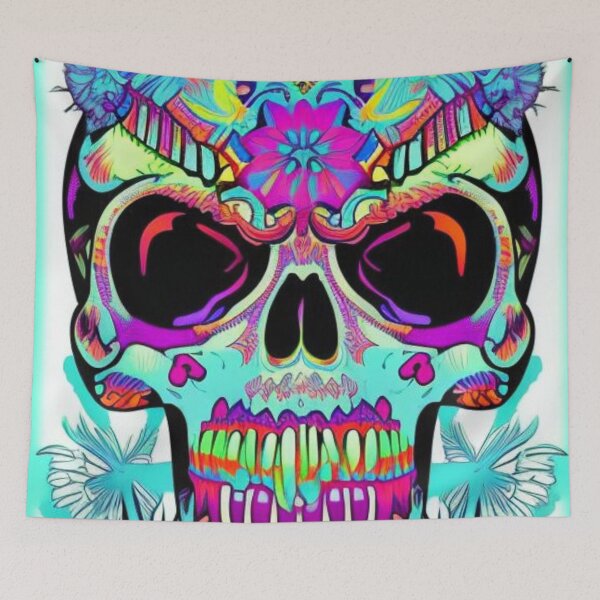 Item preview, Skull trippy designed and sold by BiTdeH.