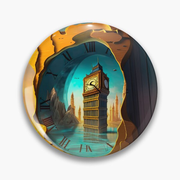 Item preview, A tribute to Salvador Dali - Persistence of memory - Big Ben 1 designed and sold by lmcrodrigues.