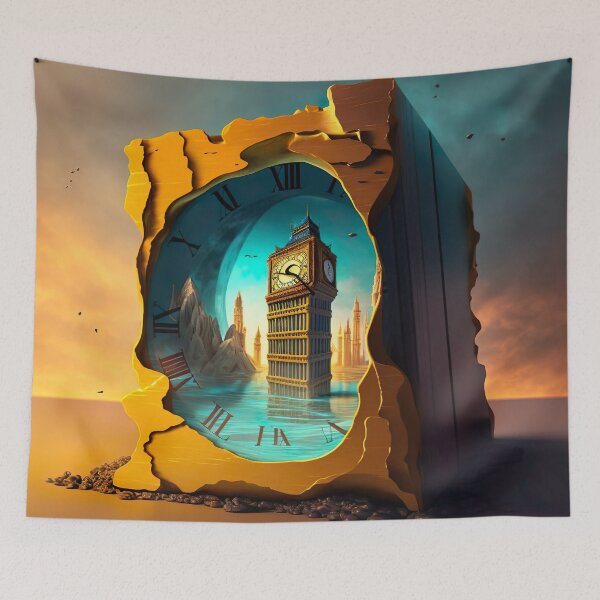 Item preview, A tribute to Salvador Dali - Persistence of memory - Big Ben 1 designed and sold by lmcrodrigues.