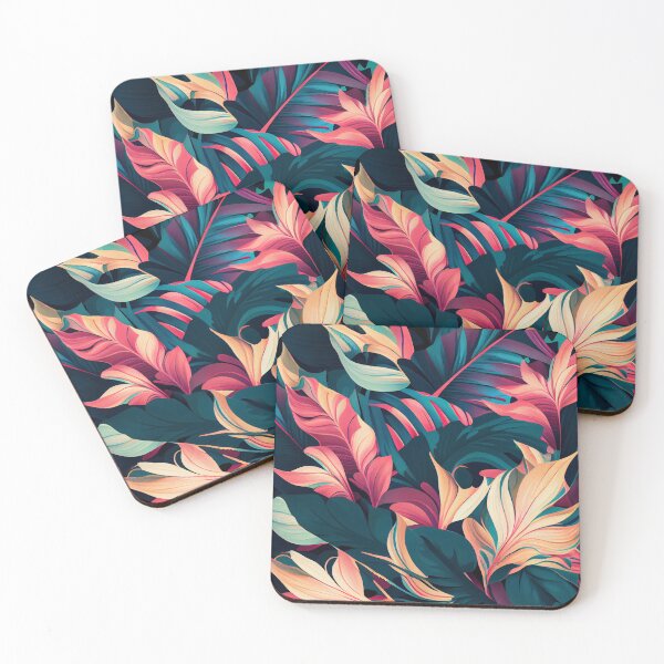 Item preview, Artistic Dynamic Dazzling Delicate Tropical Pattern Digital Painting designed and sold by CodeAndColors.