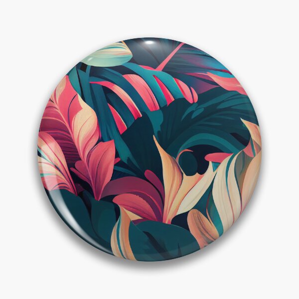 Artikelvorschau, Artistic Dynamic Dazzling Delicate Tropical Pattern Digital Painting entworfen und verkauft von CodeAndColors.
