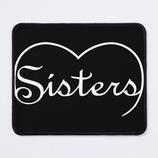 Item preview, Sisters are Love heart – in white designed and sold by SunnyDazDesign.