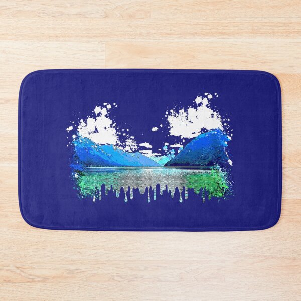 Item preview, Mountains and Lake artwork designed and sold by FuzzyJuzzy.
