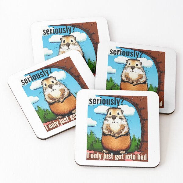Item preview, Groundhog Day seriously? designed and sold by CottagePop.