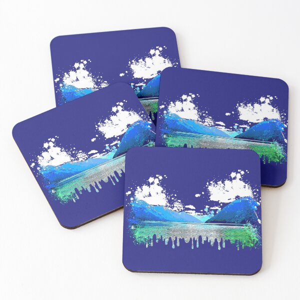 Item preview, Mountains and Lake artwork designed and sold by FuzzyJuzzy.