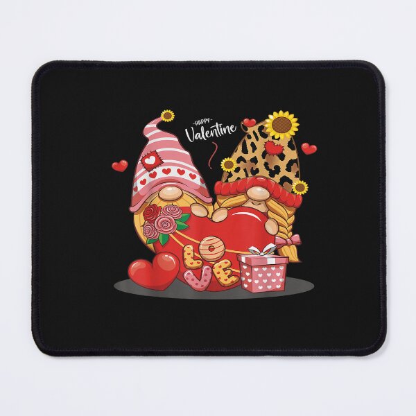 Item preview, Happy Valentines Day Gnomes with Leopard Sunflower Valentine T-Shirt designed and sold by Baron-Hagen.