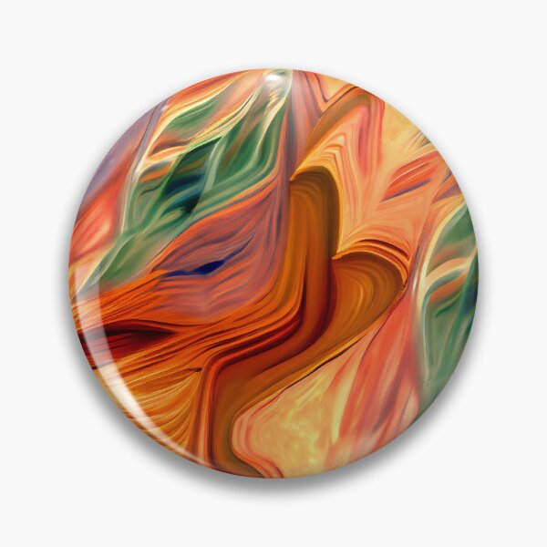 Artikelvorschau, Impressionist Formal Energetic Three Dimensional Desert Modern Pattern Digital Painting entworfen und verkauft von CodeAndColors.