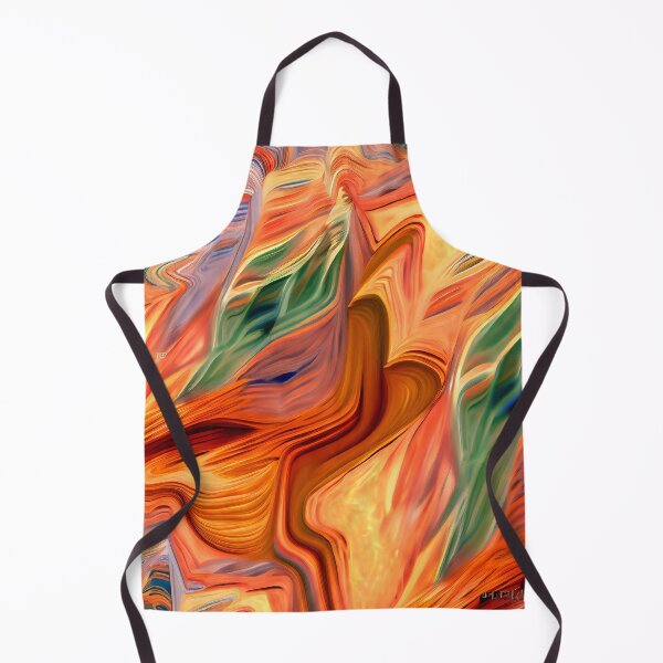 Aperçu de l'œuvre Impressionist Formal Energetic Three Dimensional Desert Modern Pattern Digital Painting créée et vendue par CodeAndColors.