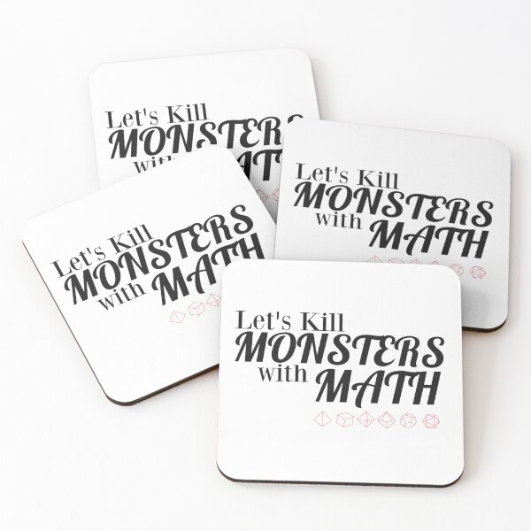 Item preview, Let's Kill Monsters With Math | Inverted designed and sold by Emerald Makes.