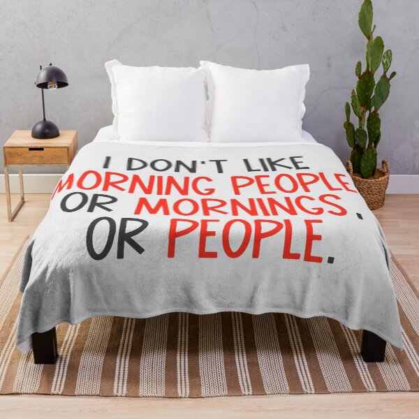 Item preview, I dont like morning people designed and sold by designdroplet.