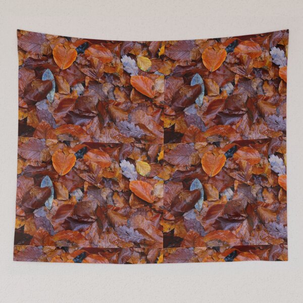 Item preview, Woodland Floor Wet Foliage Buncrana Donegal Autumnal designed and sold by eddiebarronshop.