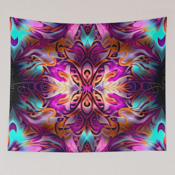 Aperçu de l'œuvre Cool Dreamy Elegant Vivid Transitional Pattern Digital Painting créée et vendue par CodeAndColors.
