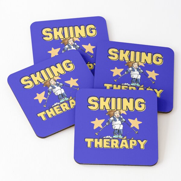 Item preview, SKIING THERAPY designed and sold by starfishstuff.