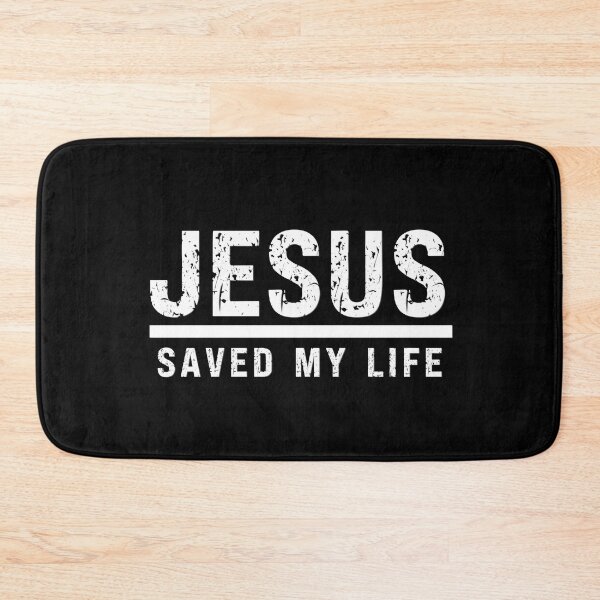 Item preview, JESUS SAVED MY LIFE - christian quote designed and sold by KatisDesign.