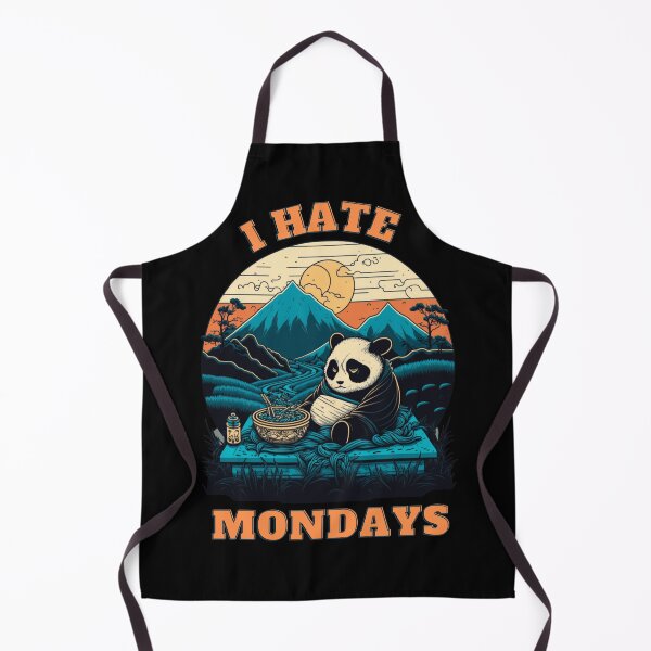 Item preview, New Panda-I Hate Mondays designed and sold by letsgetinspired.
