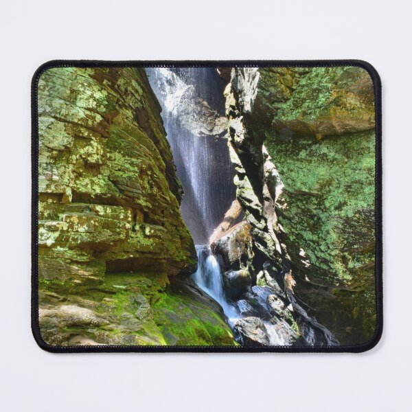 Item preview, Between The Boulders Waterfall Ravens Cliff designed and sold by LisaWootenPhoto.