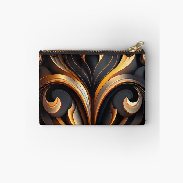 Item preview, Crafty Dynamic Fluid Art Deco Pattern Digital Painting designed and sold by CodeAndColors.