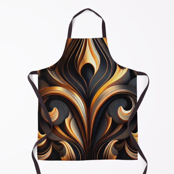 Item preview, Crafty Dynamic Fluid Art Deco Pattern Digital Painting designed and sold by CodeAndColors.