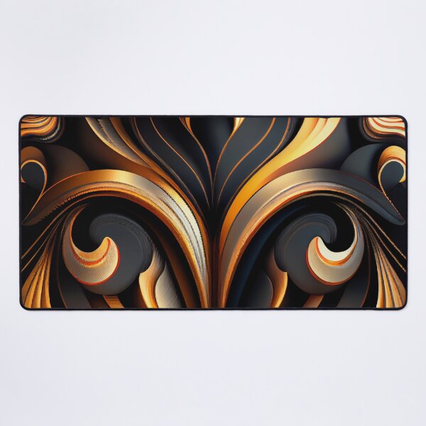 Item preview, Crafty Dynamic Fluid Art Deco Pattern Digital Painting designed and sold by CodeAndColors.