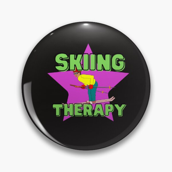 Item preview,  SKIING THERAPY designed and sold by starfishstuff.