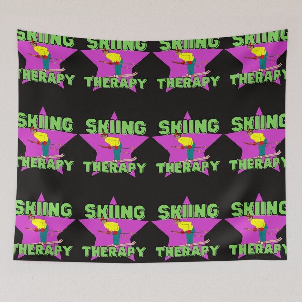 Item preview,  SKIING THERAPY designed and sold by starfishstuff.